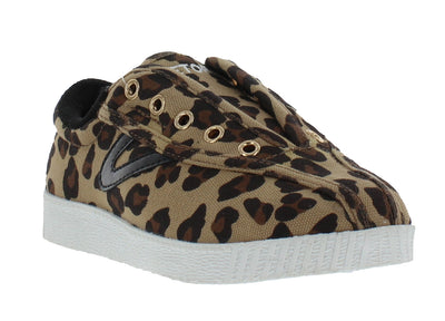 Tretorn Children's Canvas Sneakers Nylite Leopard