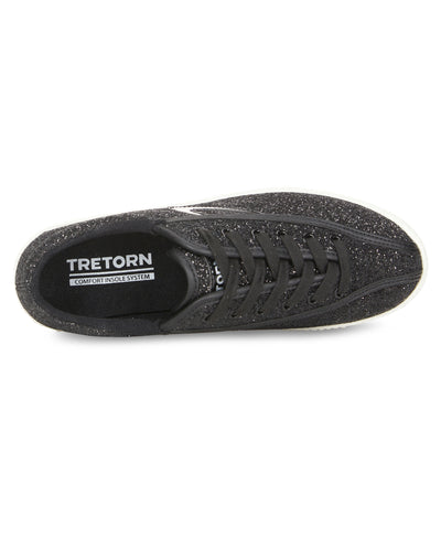 Tretorn Women's Sneakers Nylite Glitter Black