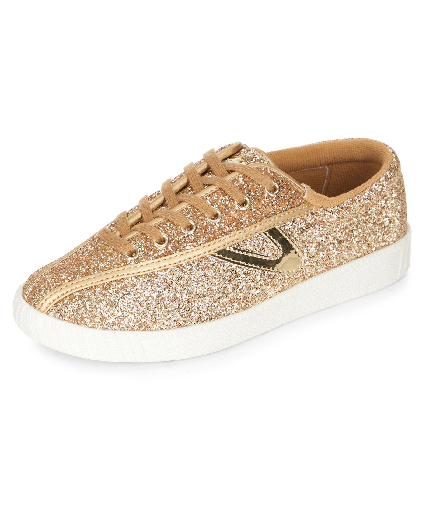 Tretorn Women's Sneakers Nylite Glitter Gold