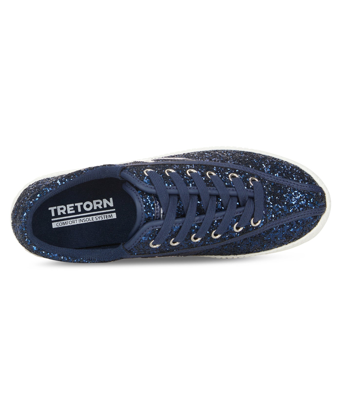 Tretorn Women's Sneakers Nylite Glitter Navy