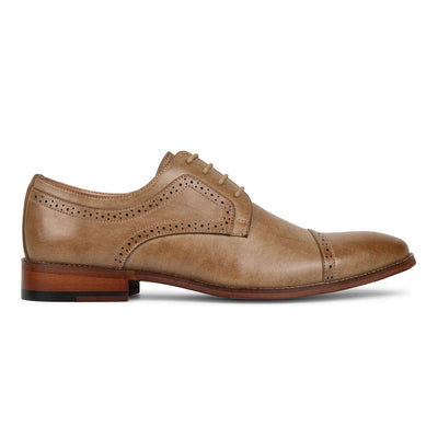 Kenneth Cole Unlisted Men's Cheer Lace Up Dress Shoe Light Brown